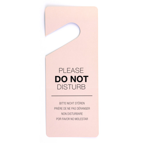 Laminated Card Do Not Disturb Signs (Box of 200)