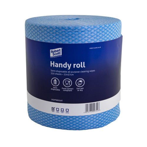 All Purpose Non Woven Wipe Roll (Box of 2) - Blue