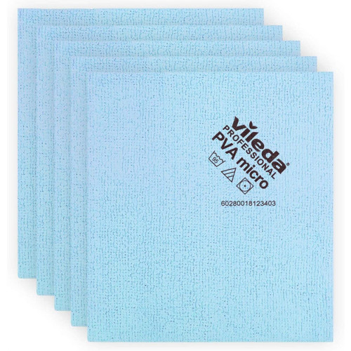 Vileda PVA Microfibre Cloth (Box of 5) - Blue