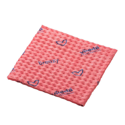 Vileda Red Breazy Novolon Microfibre Cloth (Box of 25)
