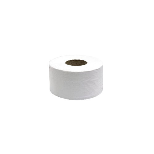 Jumbo 6.25” Core White 2 Ply Toilet Roll (Box of 6)