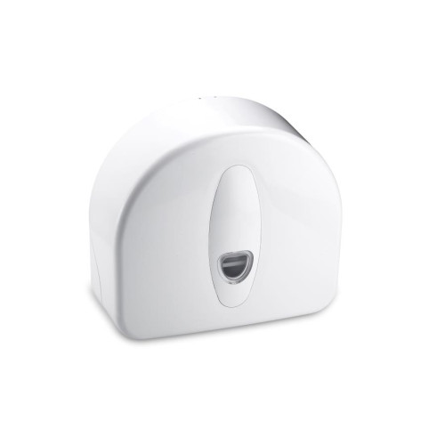 White Jumbo Toilet Roll Dispenser