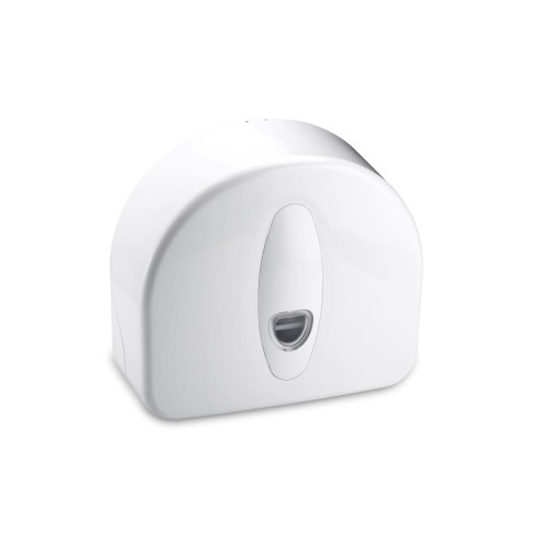 White Jumbo Toilet Roll Dispenser 12"