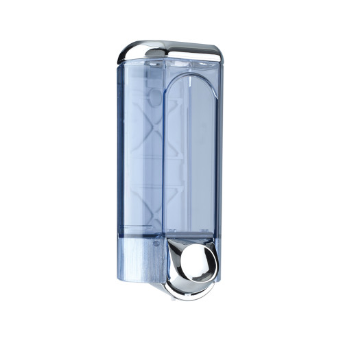 Transparent Single Liquid Soap Dispenser 800ml (Box of 6) - Chrome