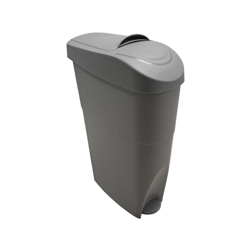 Manual Feminine Hygiene Waste Unit 19 Litre - Silver