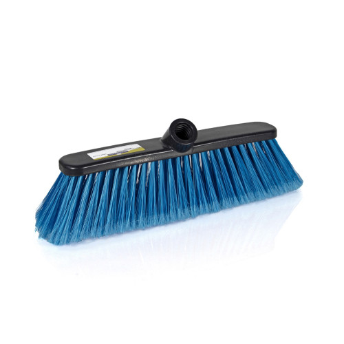 Professional Screw Thread Eco Broom Head with Soft Fibres (H8 x W28 x D7cm) (Box of 12) - Blue