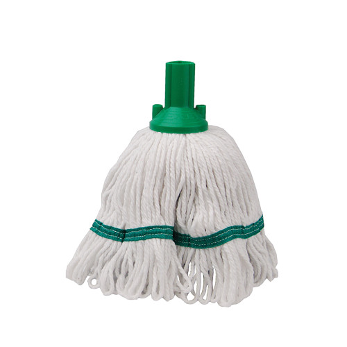 Screw, Socket & Wooden Fit Exel&Acirc;&reg; Revolution Mop Head 300g (Box of 15) - Green