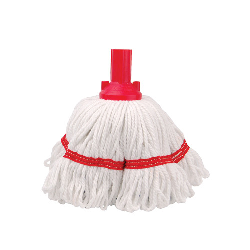 Screw, Socket & Wooden Fit Exel&Acirc;&reg; Revolution Mop Head 300g (Box of 15) - Red