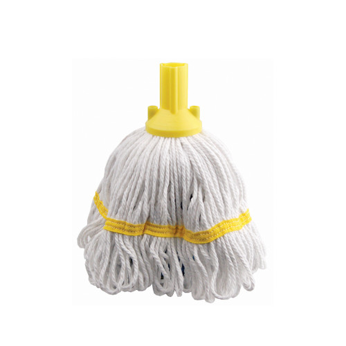 Screw, Socket & Wooden Fit Exel&Acirc;&reg; Revolution Mop Head 300g (Box of 15) - Yellow