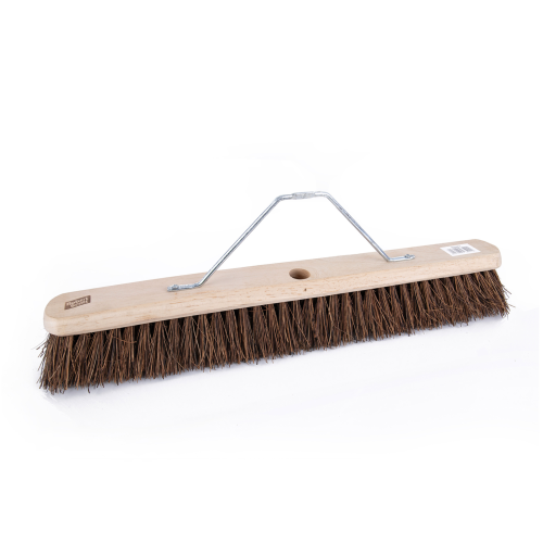 FSC Drilled Metal Stay Platform Broom Head with Stiff Fibres 24" | 61cm (Box of 12)