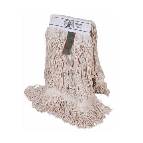 Twine Scratchback Flat Flagged Kentucky Mop Head 450g (Box of 40) - Natural