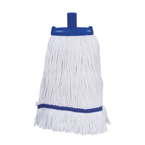 Screw, Socket & Wooden Fit Hygiemix Exel&Acirc;&reg; Prairie Mop Head 340g (Box of 10) - Blue