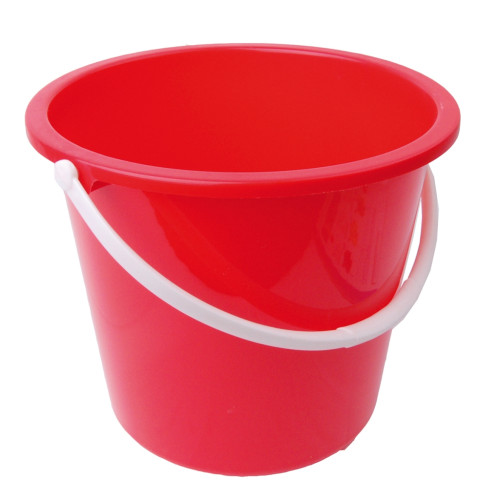 Plastic Bucket 10 Litre (H55 x W29 x D29cm) (Box of 30) - Red