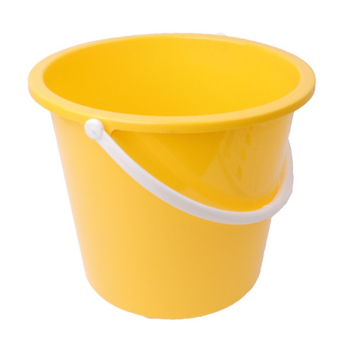 Plastic Bucket 10 Litre (H55 x W29 x D29cm) (Box of 30) - Yellow