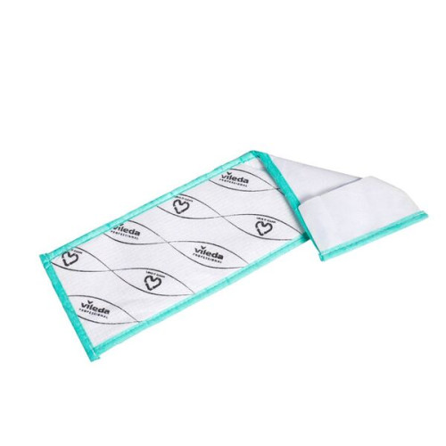 Vileda CombiSpeed Pro & Sprint V r-MicroOne Premium Mop Pad 40cm (Box of 20) - Green