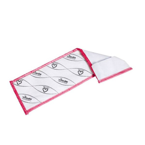 Vileda CombiSpeed Pro & Sprint V r-MicroOne Premium Mop Pad 40cm (Box of 20) - Red