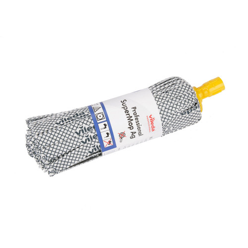 Vileda SuperMop Ag & Micro Ag Mop Head 33cm (Box of 24) - Yellow