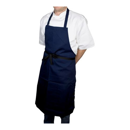 Navy Catering Bib Apron 70 x 97cm