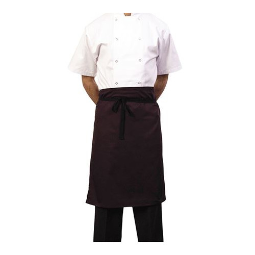 Black Catering Waist Apron 70 x 65cm