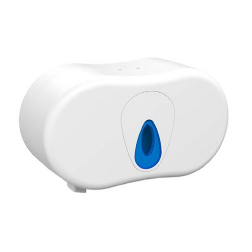 Modular White Twin Micro Jumbo Dispenser