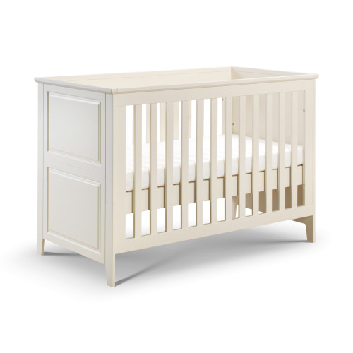 Cameo Stone White Cot Bed (D147 x W77 x H100cm)