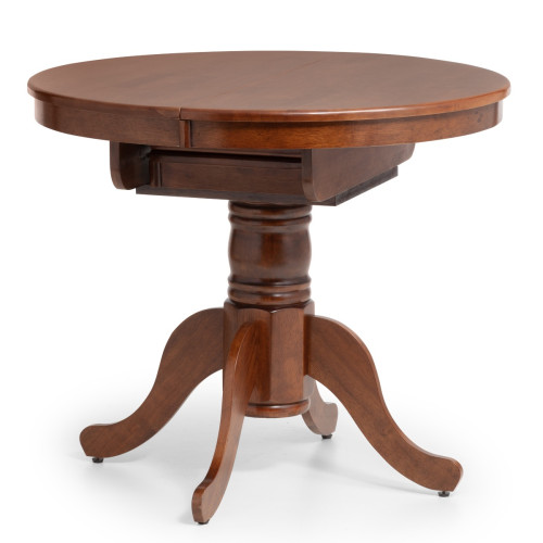 Canterbury Mahogany Round to Oval Dining Table (D90 x W120 x H77cm)