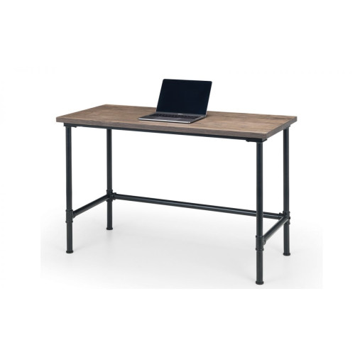 Carnegie Solid Elm Wood in a Mocha Finish Desk  (D55 x W120 x H74)