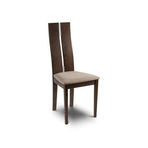 Cayman Walnut Dining Chair (D52 x W45 x H105cm)