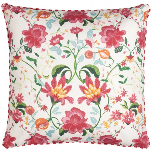 Wylder Nature Claudia Floral Outdoor Cushion 45 x 45cm - Candy Red
