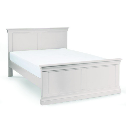 Clermont Grey Solid Pine HFE Wooden Bed - Double (D206 x W150 x H105cm)