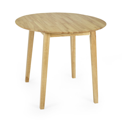 Coast Natural Oak Finish Round Dining Table (H74.5 x W90 x D90cm) (H74.5 x W90 x D90cm)