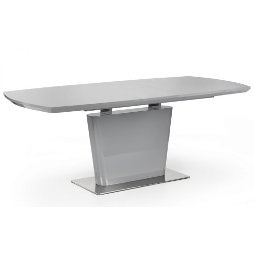 Como Grey High Gloss Extending Dining Table (D90 x W160 x H76)