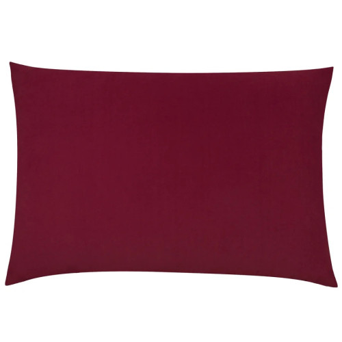 Furn Contra Velvet Polyester Filled Rectangle Cushion 40 x 60cm - Oxblood