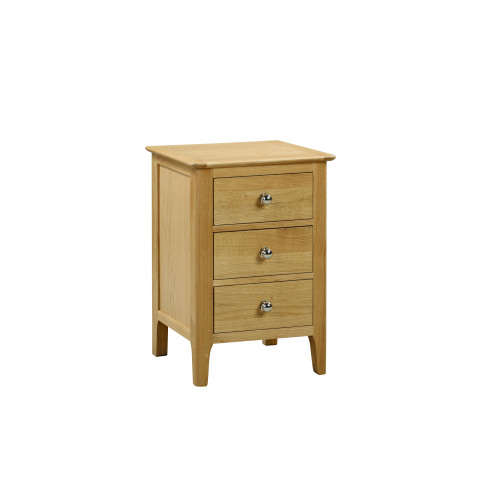 Cotswold Oak 1 Drawer Bedside (D38 x W45 x H65cm)