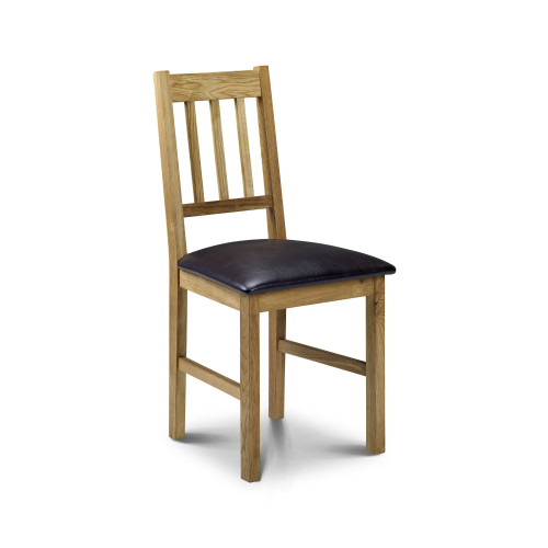 Set of 2 Coxmoor Oak Dining Chairs (D40 x W43 x H90)