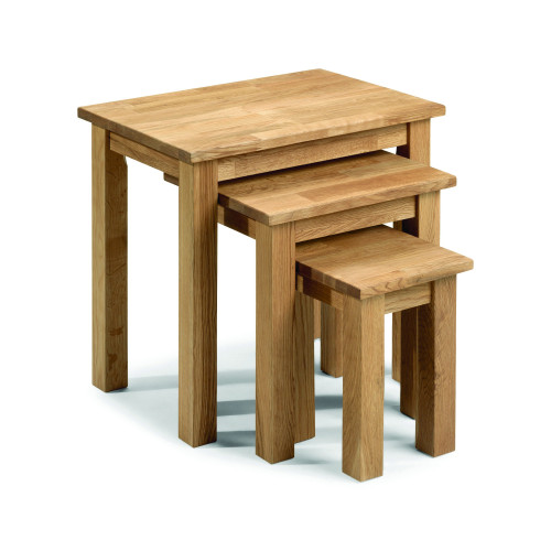 Coxmoor Oak Nest of 3 Tables (D35 x W50 x H48cm)