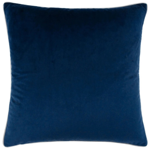 Furn Meridian Velvet Cushion Cover 45 x 45cm - Navy/Silver