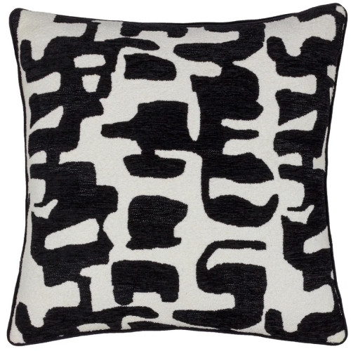 H&Atilde;EM Caval Boucle Jacquard Polyester Filled Cushion 50 x 50cm - Mono
