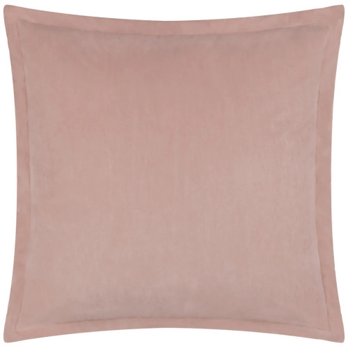 Yard Merton Square Velvet Polyester Filled Cushion 55 x 55cm - Dusty Rose