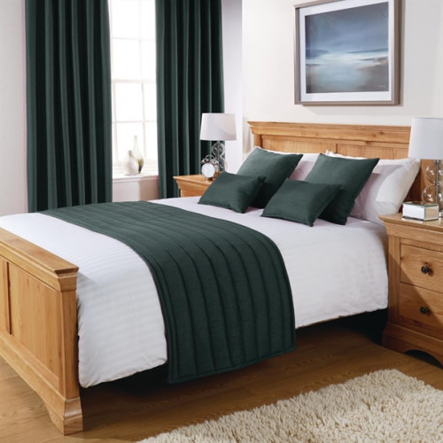 Comfort Simplicity Trevira with Silky Finish Bed Runner - Fern