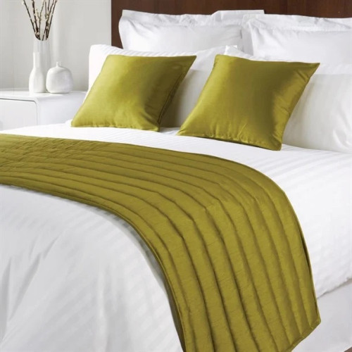 Comfort Simplicity Trevira with Silky Finish Bed Runner - Lime