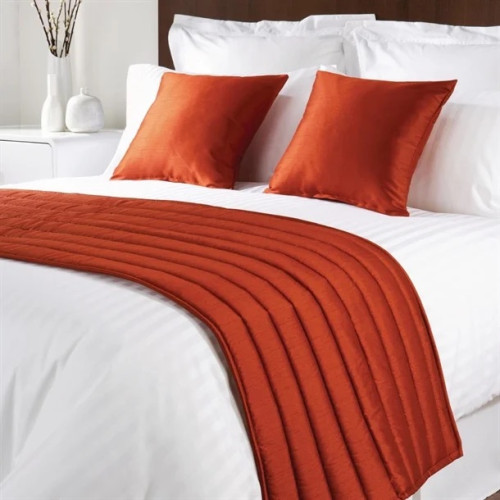 Comfort Simplicity Trevira with Silky Finish Bed Runner - Rust