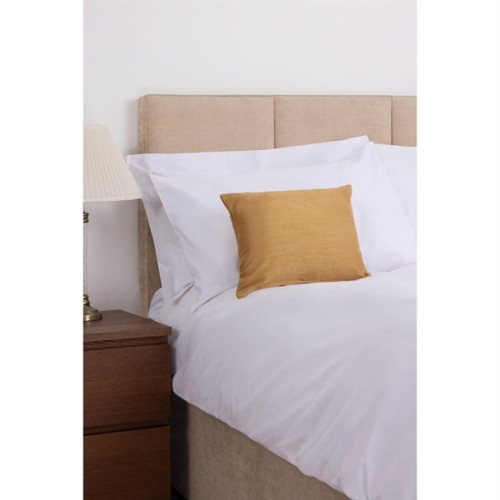 Comfort Simplicity Trevira with Silky Finish Rectangle Cushion 32 x 42cm - Antique Gold