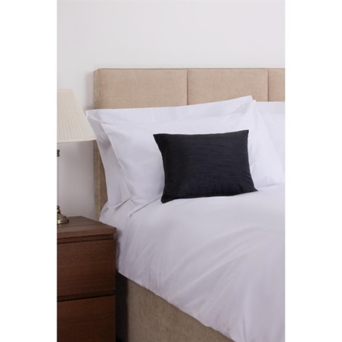 Comfort Simplicity Trevira with Silky Finish Rectangle Cushion 32 x 42cm - Black
