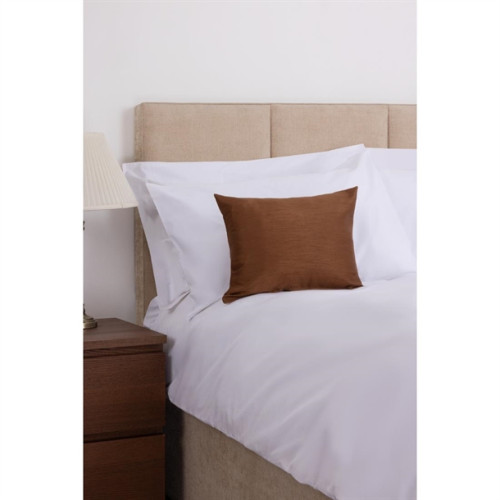 Comfort Simplicity Trevira with Silky Finish Rectangle Cushion 32 x 42cm - Chocolate