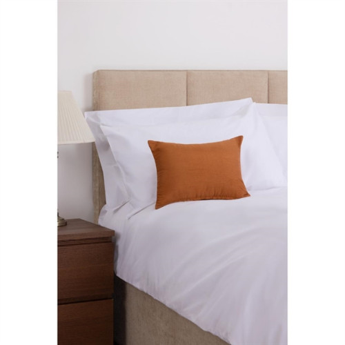 Comfort Simplicity Trevira with Silky Finish Rectangle Cushion 32 x 42cm - Copper