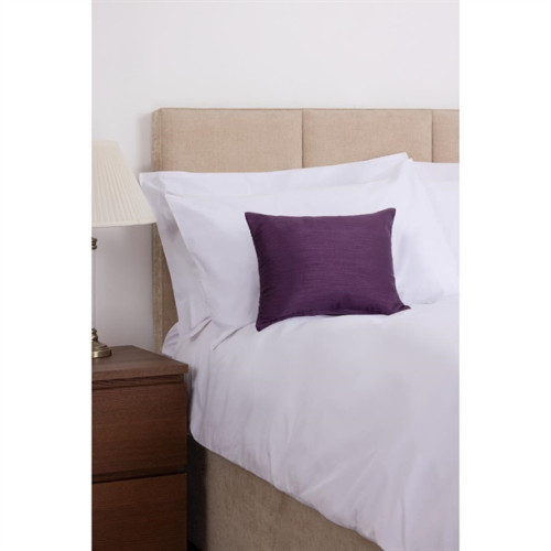 Comfort Simplicity Trevira with Silky Finish Rectangle Cushion 32 x 42cm - Purple
