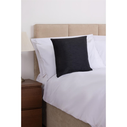 Comfort Simplicity Trevira with Silky Finish Square Cushion 45 x 45cm - Black