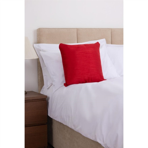 Comfort Simplicity Trevira with Silky Finish Square Cushion 45 x 45cm - Scarlet