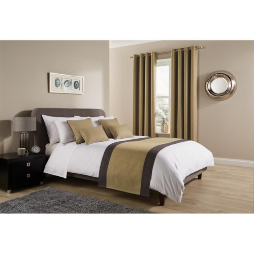 Comfort Tundra Textured Woven Jacquard Finish Bed Runner - Rattan